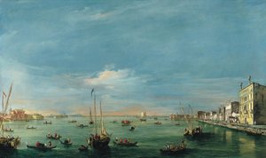 Veduta del Canale della Giudecca e delle Zattere da Francesco Guardi